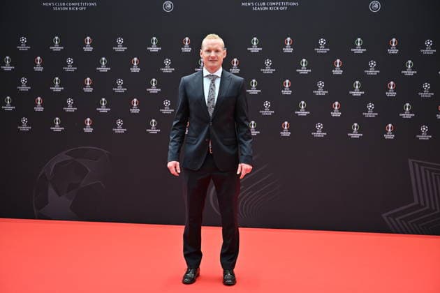 UEFA Europa League and Conference League 2026 27 League Phase Draws MONACO, MONACO - AUGUST 28: Sebastian Rode presses the button during the UEFA Europa League 2026 27 League Phase Draw at Grimaldi Forum on August 28, 2026 in Monaco, Monaco. Mustafa Yalcin Anadolu Monaco Monaco. Editorial use only. Please get in touch for any other usage.  Copyright: x2026xAnadoluxMustafaxYalcinx