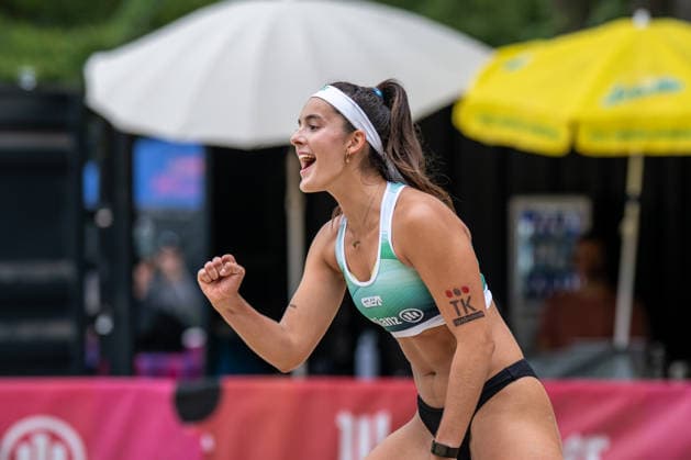 German Beach Championship (German Beach Volleyball Championship) Dortmund, Germany August 28, 2026 DORTMUND, GERMANY AUGUST 28 Sophia Neuß Player 2, Eintracht Spontent during the German Beach Championship at Dortmund on August 28, 2026 in Dortmund, Germany Copyright: xBEAUTIFULxSPORTS PeterxWeberx