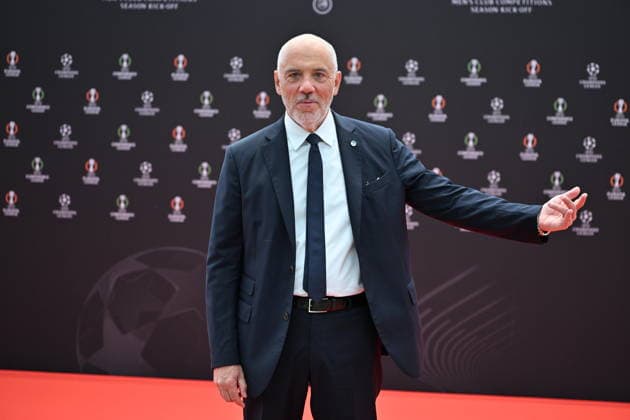 UEFA Europa League and Conference League 2026 27 League Phase Draws MONACO, MONACO - AUGUST 28: Rafael Louzan attends the UEFA Europa League 2026 27 League Phase Draw at the Grimaldi Forum in Monaco on August 28, 2026. Mustafa Yalcin Anadolu Monaco Monaco. Editorial use only. Please get in touch for any other usage.  Copyright: x2026xAnadoluxMustafaxYalcinx