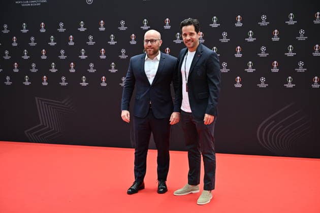 UEFA Europa League and Conference League 2026 27 League Phase Draws MONACO, MONACO - AUGUST 28: General Director of AS Monaco Thiago Scuro (L) and AS Monaco Technical Director Carlos Avina (R) arrive to attend the draw ceremony for the league phase of the 2026-2027 UEFA Europa League football tournament at the Grimaldi Forum in the Principality of Monaco on August 28, 2026. Mustafa Yalcin Anadolu Monaco Monaco. Editorial use only. Please get in touch for any other usage.  Copyright: x2026xAnadoluxMustafaxYalcinx