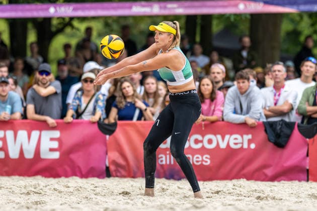 German Beach Championship (German Beach Volleyball Championship) Dortmund, Germany August 28, 2026 DORTMUND, GERMANY AUGUST 28 Chenoa Christ, Player 1 for TUS Kriftel, during the German Beach Championship (Deutsche Beachvolleyball Meisterschaft) in Dortmund on August 28, 2026, in Dortmund, Germany Copyright: xBEAUTIFULxSPORTS PeterxWeberx