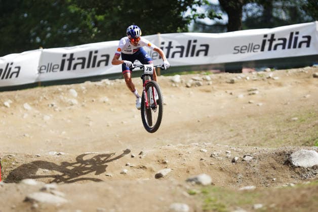 2026 UCI Mountain Bike World Championships Picture by Ed Sykes SWpix.com - 28 08 2026 - Cycling - 2026 UCI Mountain Bike World Championships - Val di Sole, Trentino, Italy - Cross Country Olympic (XCO) Training - Thomas Pidcock (Great Britain) Copyright: x xSWpix.comx(t axPhotographyxHubxLtd)xEdxSykes SWpix.comx SWP-3030-20667