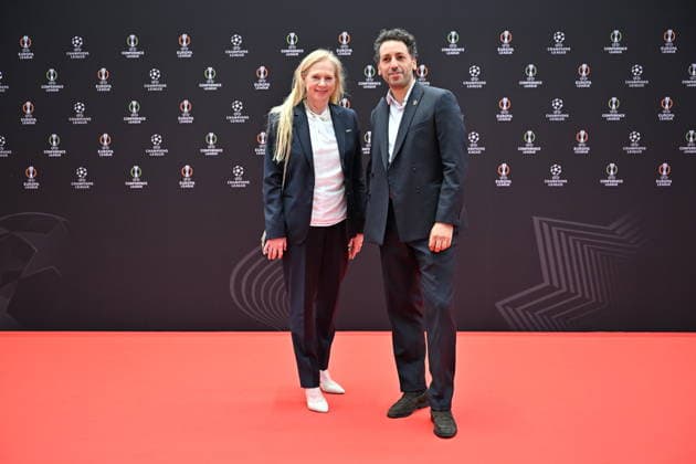 UEFA Europa League and Conference League 2026 27 League Phase Draws MONACO, MONACO - AUGUST 28: Guests arrive to attend the draw ceremony for the league phase of the 2026-2027 UEFA Europa League and Conference League football tournament at the Grimaldi Forum in the Principality of Monaco on August 28, 2026. Mustafa Yalcin Anadolu Monaco Monaco. Editorial use only. Please get in touch for any other usage.  Copyright: x2026xAnadoluxMustafaxYalcinx