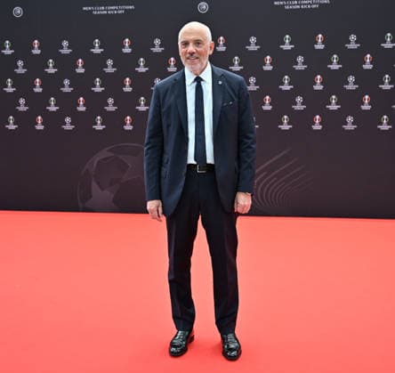 UEFA Europa League and Conference League 2026 27 League Phase Draws MONACO, MONACO - AUGUST 28: Stephane Richard, President of Olympique de Marseille (OM), arrives to attend the draw ceremony for the league phase of the 2026-2027 UEFA Europa League and Conference League football tournament at the Grimaldi Forum in the Principality of Monaco on August 28, 2026. Mustafa Yalcin Anadolu Monaco Monaco. Editorial use only. Please get in touch for any other usage.  Copyright: x2026xAnadoluxMustafaxYalcinx