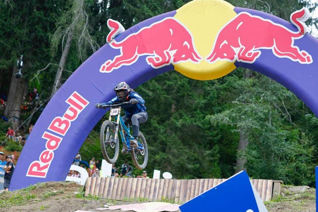 TRENTO, ITALY, AUGUST 28 Catalina Calderon of Argentina in action during the UCI Mountain Bike World Championships Women s and Men s Elite Downhill qualifiers at Val di Sole on August 28, 2026, in Trento, Italy. Trento, Val di Sole, Trento, Italy Copyright: xJustPictures.ch FrancescoxMinghettix jp-en-EuSpIm-JP6_FRM_UCIWC_WMNDH_28_Aug_000177