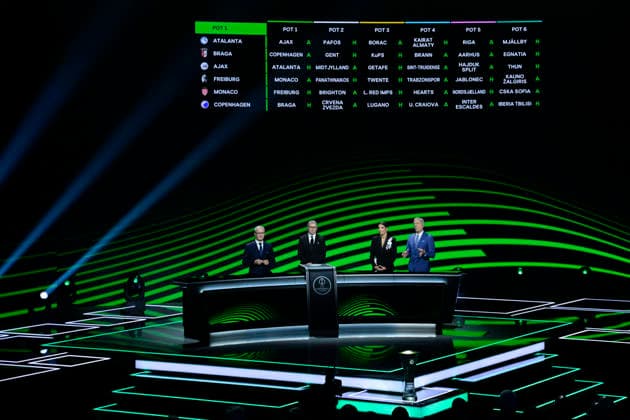 FOOTBALL : Tirages au sort Europa League & Europa League Conference - 28 08 2026 - Monaco Pot 1 Europa League Conference MonacoMonaco  Copyright: xWilliamxCannarellax