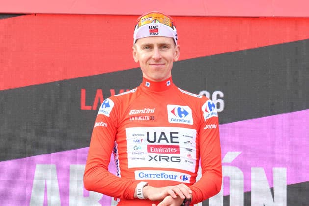 Cycling: Tadej Pogacar is to undergo surgery following a serious injury sustained at the Vuelta; archive footage