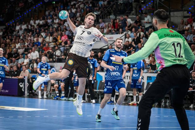 Handball, HBL, TVB 1898 Stuttgart v Bergischer HC