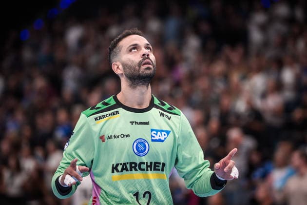 Mohamed Essam Moustafa El Tayar, TVB Stuttgart, 12 GER, TVB Stuttgart vs. Bergischer HC, Opel HBL, Handball, Bundesliga, Matchday 1, 2026–2027 season, August 28, 2026 GER, TVB Stuttgart vs. Bergischer HC, Opel HBL, Handball, Bundesliga, Matchday 1, 2026–2027 season, August 28, 2026 Stuttgart Copyright: xSandyxDinkelackerx EP_SDR