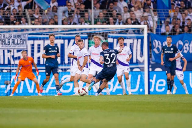 28.08.2026, Fussball, 3. Spieltag der 2. Bundesliga, VfL Bochum 1848 - VfL Osnabrück. Maximilian Wittek (VfL Bochum 1848) mit einer Torchance. Bochum Vonovia Ruhrstadion NRW Deutschland xRHR-FOTO DEx *** August 28, 2026, Soccer, Matchday 3 of the 2. Bundesliga, VfL Bochum 1848 vs. VfL Osnabrück, Maximilian Wittek of VfL Bochum 1848 with a scoring opportunity, Bochum, Vonovia Ruhrstadion, North Rhine-Westphalia, Germany, xRHR PHOTO DEx Copyright: DennisxEwert RHR-FOTOx RHR-FOTO DE