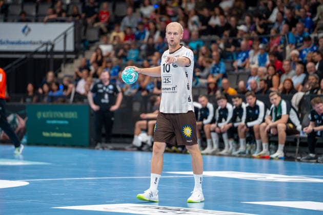 Handball I Men s I 2026–2027 Season I Bundesliga I Matchday 1 I TVB Stuttgart vs. Bergischer HC I August 28, 2026 Fynn Hangstein 10, Bergischer HC Stuttgart Porsche Arena Baden-Württemberg, Germany Copyright: xLobeca MaxxPetershansx