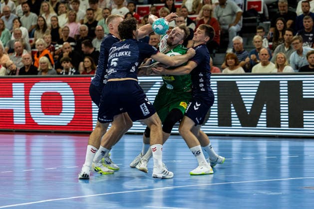 Opel HBL SG Flensburg Handewitt vs. ThSV Eisenach, August 28, 2026; Opel HBL SG Flensburg Handewitt vs. ThSV Eisenach, GGW Arena, August 28, 2026 Copyright: xBEAUTIFULxSPORTS MarioxM.xKobergx