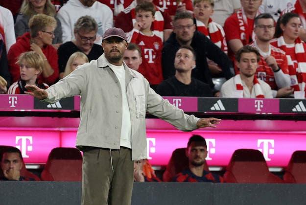Kompany Vincent Trainer Bayern , FC Bayern München-VfB Stuttgart , Bundesliga , , Fußball , in der Allianz Arena Stadion in München , Bayern , Deutschland . August 28 , 2026 . Photo by: Davide Elias IPA Photo Pressefoto DENL Copyright: xDavidexEliasx