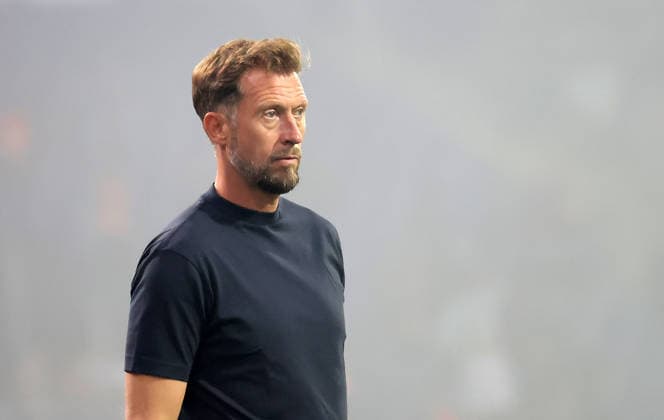 Cheftrainer Lars Kornetka (Eintracht Braunschweig) Fussball, Herren, Saison 2026 2027 2.BL, Eintracht Stadion, Eintracht Braunschweig gegen Hertha BSC Berlin, 3-5 DFL REGULATIONS PROHIBIT ANY USE OF PHOTOGRAPHS AS IMAGE SEQUENCES AND OR QUASI-VIDEO. *** Head Coach Lars Kornetka, Eintracht Braunschweig Soccer, Men s Team, 2026–2027 Season, 2nd Bundesliga, Eintracht Stadium, Eintracht Braunschweig vs. Hertha BSC Berlin, 3–5. DFL regulations prohibit any use of photographs as image sequences and or quasi-video.