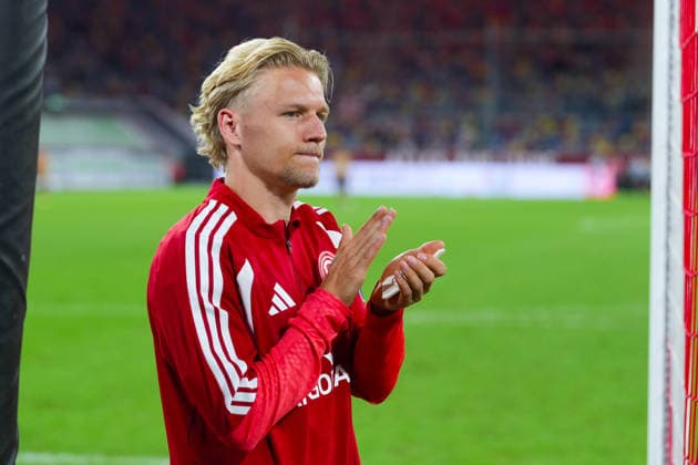 August 28, 2026, xydrx, Soccer, 3rd Division, Fortuna Düsseldorf vs. VfB Stuttgart II, 2026–2027 Season, Merkur Spiel Arena, Andreas Mueller, Fortuna Düsseldorf; 6. DFB regulations prohibit any use of photographs as image sequences and or quasi-video Copyright: HMBxMedia YannisxDreimann