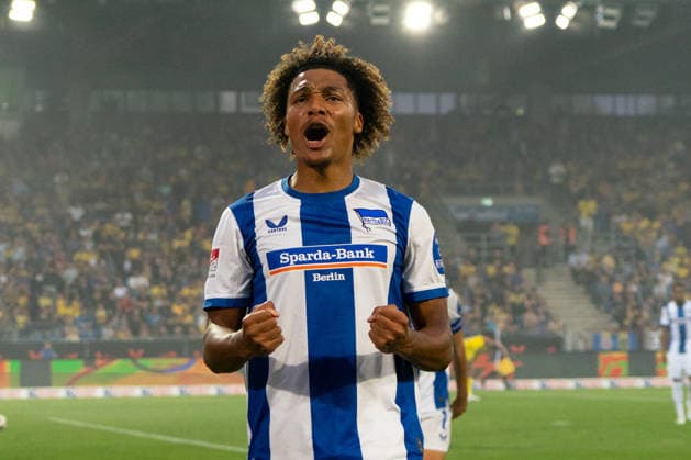 Oluwaseun Adewumi (Hertha BSC, 19) 28.08.2026, Eintracht Braunschweig vs Hertha BSC, Fussball, 2. Bundesliga, Eintracht Stadion, Braunschweig DFL regulations prohibit any use of photographs as image sequences and or quasi-video. *** Oluwaseun Adewumi Hertha BSC, August 28, 2026, Eintracht Braunschweig vs. Hertha BSC, Soccer, 2. Bundesliga, Eintracht Stadium, Braunschweig DFL regulations prohibit any use of photographs as image sequences and or quasi-video Copyright: HMBxMedia xFinnxWeidmann