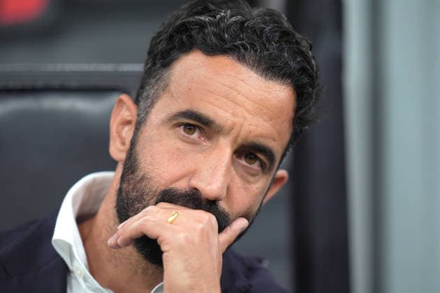 AC Milan™s head coach Ruben Amorim during the Serie A soccer match between Ac Milan and Venezia at the San Siro Stadium in Milan, north Italy - Friday August 28 , 2026. - Soccer  Copyright: xSpada LaPressex