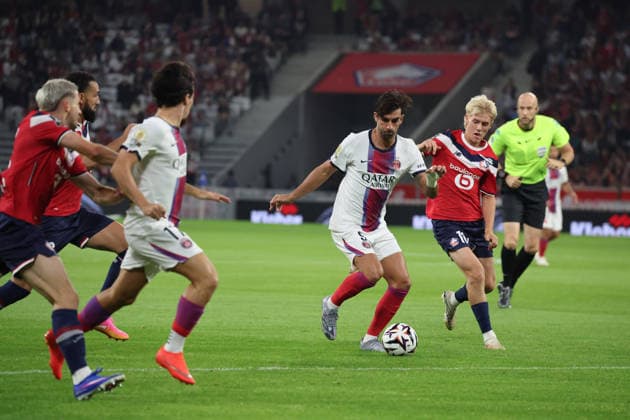 FOOTBALL : LOSC Lille vs PSG Paris Saint-Germain - Ligue 1 J2 - 28 08 2026 Ferran TORRES (PSG) lors du match LOSC Lille vs PSG Paris Saint-Germain , Ligue 1 J2, Decathlon Arena stade Pierre Mauroy, le 28 aoÃ»t 2026 - photo Laurent Sanson PsnewZ  Copyright: xLaurentxSANSONx xPsnewZx