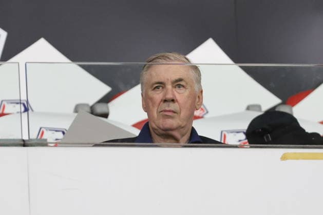 FOOTBALL : LOSC Lille vs PSG Paris Saint-Germain - Ligue 1 J2 - 28 08 2026 Carlo ANCELOTTI lors du match LOSC Lille vs PSG Paris Saint-Germain , Ligue 1 J2, Decathlon Arena stade Pierre Mauroy, le 28 aoÃ»t 2026 - photo Laurent Sanson PsnewZ  Copyright: xLaurentxSANSONx xPsnewZx