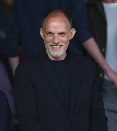 Premier League - Crystal Palace FC v Manchetser City FC LONDON, ENGLAND, AUGUST 28: Thomas Tuchel manager of England national team, Nationalteam watches from the stands during the Premier League match between Crystal Palace FC v Manchester City FC at Selhurst Park Stadium, London, England, on August 28. (Photo by Daniel Weir) London Selhurst Park Stadium England Copyright: xDanielxWeir SportsxPressxPhotox Sportspressphoto_SPR218234