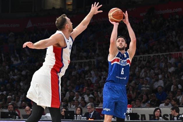 SERBIA vs ICELAND JON AXEL GUDMUNDSSON basketball Serbia vs Iceland FIBA World cup qualificatiions match at Belgrade arena, Belgrade 28.08.2026 Foto: BASKETBALL, WORLD CUP QUALIFICATIONS, SERBIA, ICELAND Belgrade Belgrade arena Serbia Copyright: xMarkoxMetlasx xMNxPRESSxPHOTOx
