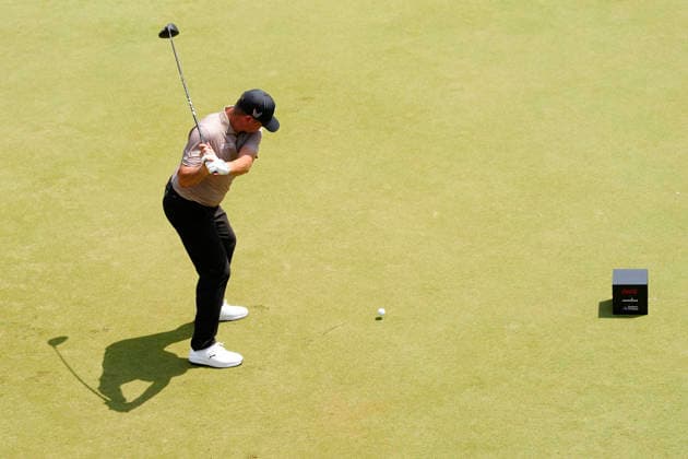 August 28, 2026, Atlanta, Georgia, USA: Gary Woodland (USA) hits his tee shot on the first hole, during the second round at East Lake Golf Club. PGA, Golf Herren Tour TOUR Championship  - ZUMAd212 20260828_zsp_d212_061 Copyright: xRichardxDolex