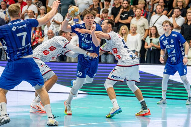 2 HBL TV Hüttenberg vs. TV Großwallstadt, August 28, 2026 Johan Rohwer (TV Großwallstadt), 29, Leif Haack (TV Hüttenberg), 20, Danil Dyatlov (TV Hüttenberg), 47, Patrick Gempp, TV Großwallstadt, 7, Connar Battermann, TV Großwallstadt, 24 2 HBL TV Hüttenberg vs. TV Großwallstadt, Hüttenberg, August 26, 2028 Copyright: xBEAUTIFULxSPORTS Roeczeyx