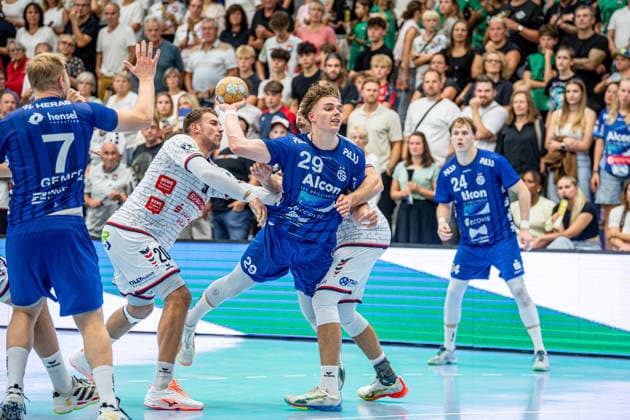 2 HBL TV Hüttenberg vs. TV Großwallstadt, August 28, 2026 Johan Rohwer (TV Großwallstadt), 29 , Patrick Gempp (TV Großwallstadt), 7 , Leif Haack (TV Hüttenberg), 20 , Danil Dyatlov (TV Hüttenberg), 47, Connar Battermann, TV Großwallstadt, 24 2 HBL TV Hüttenberg vs. TV Großwallstadt, Hüttenberg, August 26, 2028 Copyright: xBEAUTIFULxSPORTS Roeczeyx