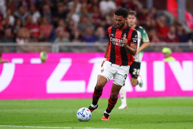 Ac Milan -Venezia Fc Goncalo Ramos of Ac Milan in action during the Serie A match beetween Ac Milan and Venezia Fc at Stadio Giuseppe Meazza on August, 28 2027 in Milano, Italy . Milano Stadio Giuseppe Meazza Italy Copyright: xMarcoxCanonierox