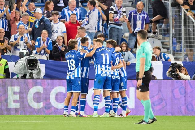 August 28, 2026, Vitoria, Alaba, Spain: Lucas Boye of Deportivo Alaves celebrates after scoring the team s first goal during the LaLiga EA Sports match between Deportivo Alaves and Villarreal CF at Mendizorrotza on August 28, 2026, in Vitoria, Spain. Deportivo Alaves V Villarreal CF - LaLiga EA Sports  - ZUMAa181 20260828_zaa_a181_111 Copyright: xRicardoxLarreinax