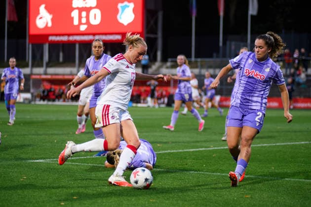 COLOGNE, GERMANY - 28 AUGUST, 2026: Pauline Bremer - The football match 1. FC Koeln v TSG 1899 Hoffenheim - Google Pixel Frauen-Bundesliga at Franz-Kremer-Stadion.  Copyright: xVitaliixKliuievx