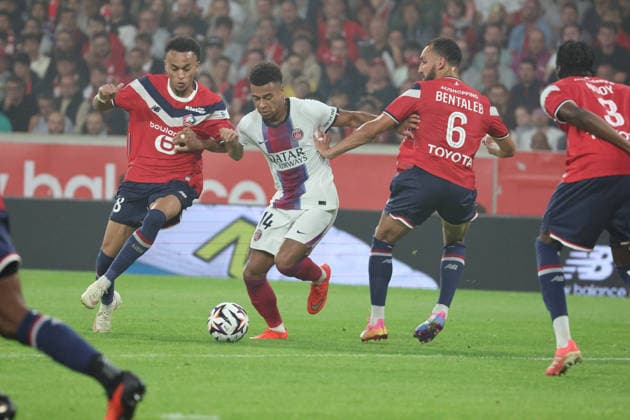 FOOTBALL : LOSC Lille vs PSG Paris Saint-Germain - Ligue 1 J2 - 28 08 2026 DÃ sirÃ DOUE (PSG) lors du match LOSC Lille vs PSG Paris Saint-Germain , Ligue 1 J2, Decathlon Arena stade Pierre Mauroy, le 28 aoÃ»t 2026 - photo Laurent Sanson PsnewZ  Copyright: xLaurentxSANSONx xPsnewZx
