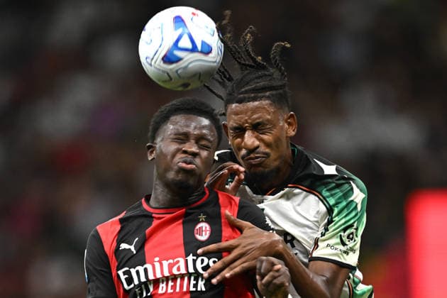 Db Milano 28 08 2026 - campionato di calcio serie A Milan-Venezia foto Daniele Buffa Image nella foto: Alphadjo Cisse-Radouane Halhal 