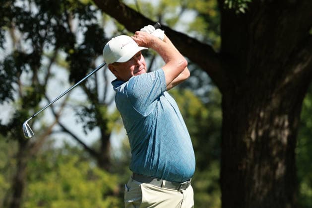 The Ally Challenge GRAND BLANC,MICHIGAN-AUGUST 28: Steve Allan of the Australia plays his tee shot on the 11th hole during the first round of The Ally Challenge presented by McLaren at Warwick Hills Golf & Country Club, Grand Blanc, MI, USA Friday, August 28, 2026. Grand Blanc Michigan United States  Copyright: xJorgexLemusx originalFilename:lemus-theallyc260828_np40x.jpg