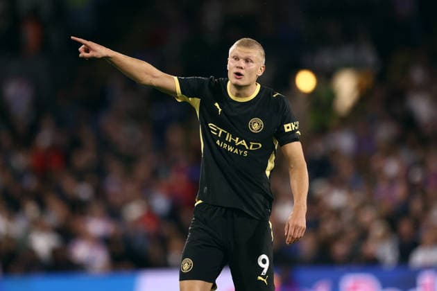Crystal Palace gegen Manchester City, 28. August 2026, London, Premier League, Fußball: Crystal Palace gegen Manchester City, Erling Haaland von Manchester City, Foto: Jacques Feeney, Abseits, London, Großbritannien  Copyright: xJacquesxFeeneyx xOffsidexOffside