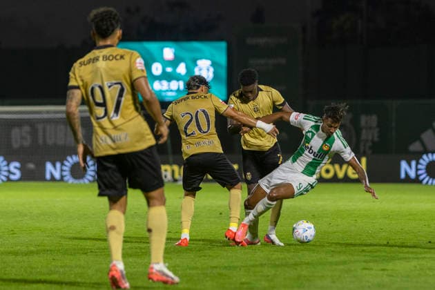 Rio Ave v Sporting Cp - Liga Portugal Vila do Conde, August 28 - Tamble Monteiro of Rio Ave FC is seen on action during the Rio Ave FC x Sporting CP match for the Liga Portugal Betclic 2026 27 on August 28, 2026 in Vila do Conde, Portugal Vila do Conde Portugal  Copyright: xMiguelxLemosx originalFilename:lemos-rioavefc260828_np1QH.jpg
