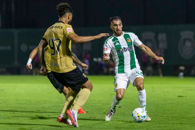 Rio Ave v Sporting Cp - Liga Portugal Vila do Conde, August 28 - Georgios Liavas of Rio Ave FC is seen on action during the Rio Ave FC x Sporting CP match for the Liga Portugal Betclic 2026 27 on August 28, 2026 in Vila do Conde, Portugal Vila do Conde Portugal  Copyright: xMiguelxLemosx originalFilename:lemos-rioavefc260828_npQoy.jpg