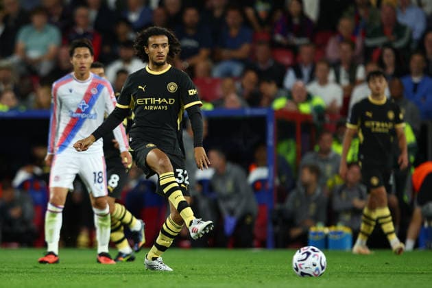 Premier League: Crystal Palace v Manchester City LONDON, UK - 28th Aug 2026: Ayyoub Bouaddi of Manchester City in action during the Premier League match between Crystal Palace FC and Manchester City FC at Selhurst Park London Selhurst Park England United Kingdom Copyright: xCraigxMercerx xPeakxActionxPhotosx