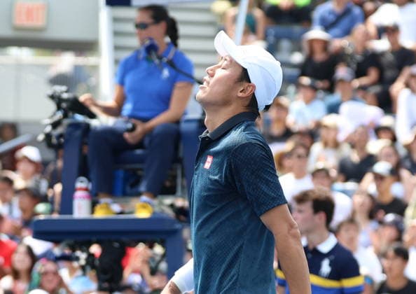 US OPEN 2026 28082026 N Z KEI NISHIKORI W TRAKCIE MECZU 3. RUNDY KWALIFIKACJI DO US OPEN MARCIN CHOLEWINSKI NEWSPIX.PL US OPEN 2026 28082026 KEI NISHIKORI DURING THE MATCH IN THIRD ROUND OF QUALIFICATION NEWSPIX.PL --- newspix.pl 