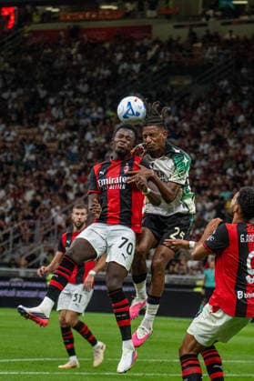 AC Milan V Venezia FC - Serie A 2026 27 Ruben Loftus-Cheek and Ridgeciano Haps during the Serie A match between AC Milan and Venezia FC at Stadio Giuseppe Meazza in Milan, Italy, on August 28, 2026. Milan Italy  Copyright: xFedericoxManonix originalFilename:manoni-acmilanv260828_npACB.jpg