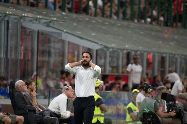 AC Milan V Venezia FC - Serie A 2026 27 Ruben Amorim during the Serie A match between AC Milan and Venezia FC at Stadio Giuseppe Meazza in Milan, Italy, on August 28, 2026. Milan Italy  Copyright: xFedericoxManonix originalFilename:manoni-acmilanv260828_npLyY.jpg