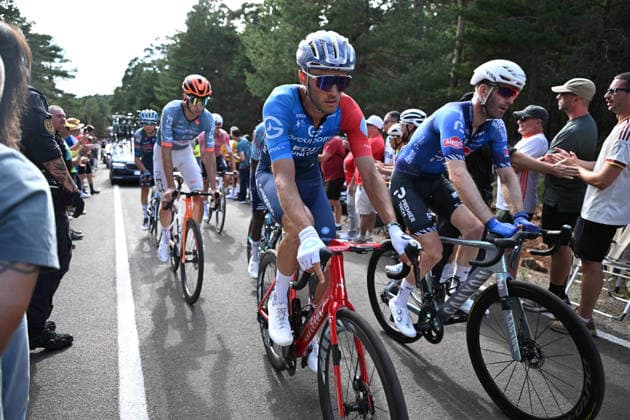 28-08-2026 Vuelta A Espana; Tappa 07 Vall D alba - Valdelinares; 2026, Groupama - Fdj United; 2026, Alpecin - Premier Tech; Tronchon, Bastien; Houle, Hugo; Valdelinares; 