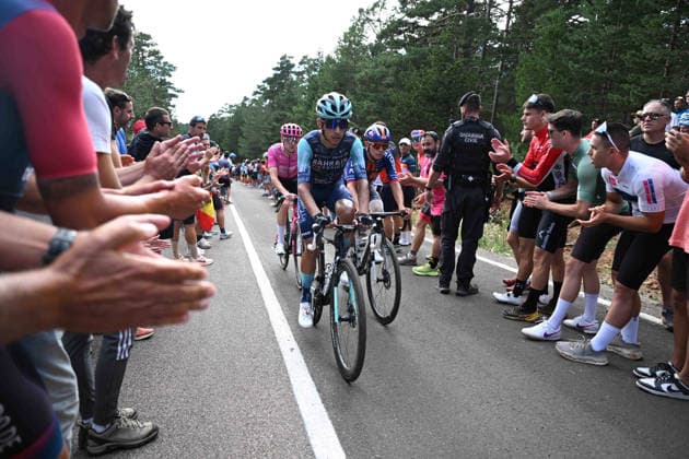 28-08-2026 Vuelta A Espana; Tappa 07 Vall D alba - Valdelinares; 2026, Bahrain Victorious; Buitrago Sanchez, Santiago; Valdelinares; 