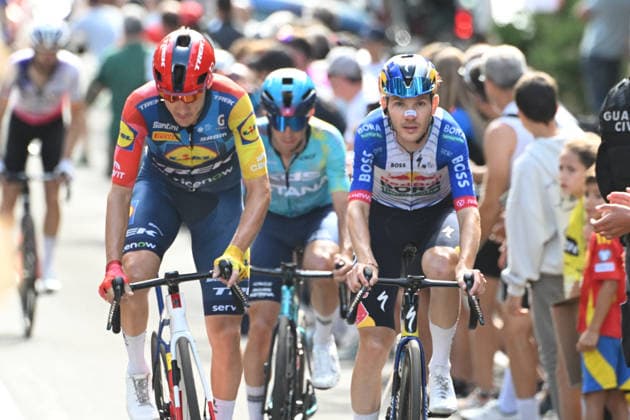 28-08-2026 Vuelta A Espana; Tappa 07 Vall D alba - Valdelinares; 2026, Lidl - Trek; 2026, Red Bull - Bora Hansgrohe; Konrad, Patrick; Wandahl, Frederik; Valdelinares; 