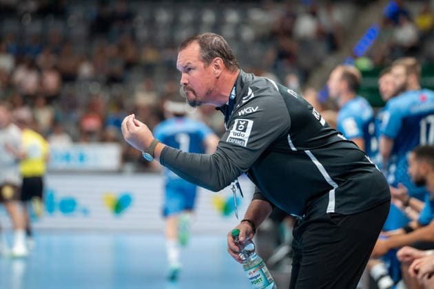 Handball I Men s I 2026–2027 Season I Bundesliga I Matchday 1 I TVB Stuttgart vs. Bergischer HC I August 28, 2026 Misha Kaufmann, Coach, TVB Stuttgart, Stuttgart Porsche Arena, Baden-Württemberg, Germany Copyright: xLobeca MaxxPetershansx