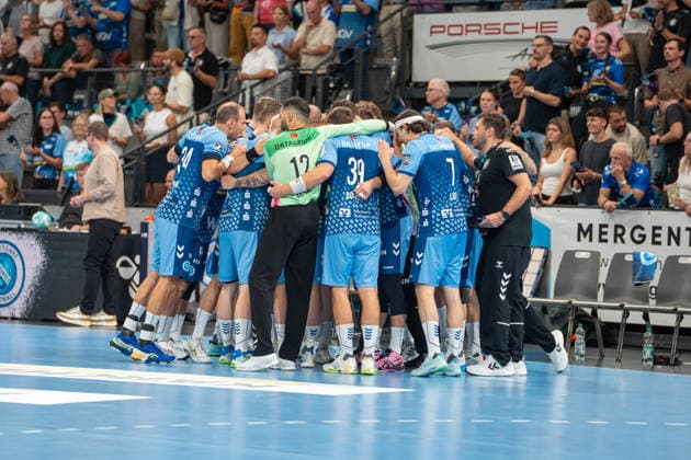 Handball I Men I 2026–2027 Season I Bundesliga I Matchday 1 I TVB Stuttgart vs. Bergischer HC I August 28, 2026 TVB Stuttgart before the game Stuttgart Porsche Arena Baden-Württemberg Germany Copyright: xLobeca MaxxPetershansx
