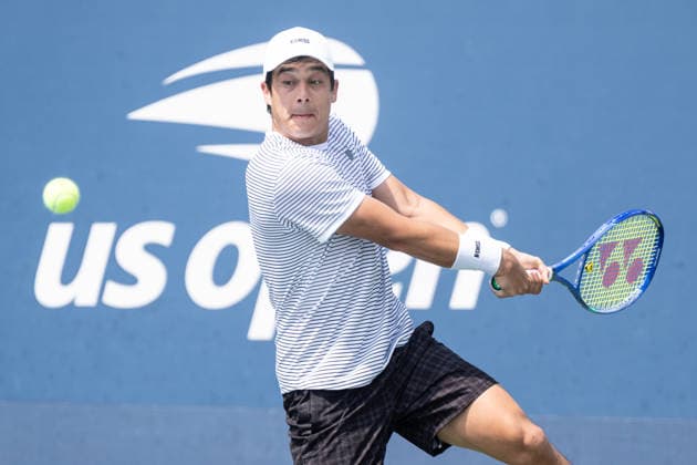 US Open qualifying final round NEW YORK, USA - AUGUST 28: Mackenzie McDonald returns ball during a men s qualifying singles match final round of the 2026 US Open Championship at USTA Billie Jean King National Tennis Center on August 28, 2026 in Flushing, NY. Mackenzie McDonald lost in three sets. Lev Radin Anadolu New York United States. Editorial use only. Please get in touch for any other usage.  Copyright: x2026xAnadoluxLevxRadinx