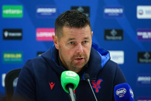 Premier League: Crystal Palace v Manchester City LONDON, UK - 28th Aug 2026: Crystal Palace manager Pierre Sage talks to the media after the Premier League match between Crystal Palace FC and Manchester City FC at Selhurst Park London Selhurst Park England United Kingdom Copyright: xCraigxMercerx xPeakxActionxPhotosx