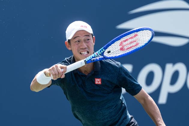 US Open qualifying final round NEW YORK, USA - AUGUST 28: Kei Nishikori returns ball during a men s qualifying singles match final round of the 2026 US Open Championship at USTA Billie Jean King National Tennis Center on August 28, 2026 in Flushing, NY. Kei Nishikori lost in straight sets. Lev Radin Anadolu New York United States. Editorial use only. Please get in touch for any other usage.  Copyright: x2026xAnadoluxLevxRadinx