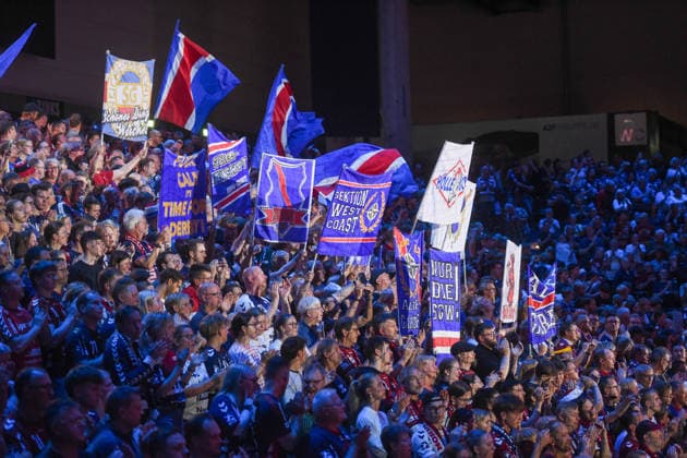 Handball I Men I 2026–2027 Season I Bundesliga I Matchday 1 I SG Flensburg-Handewitt vs. ThSV Eisenach I August 28, 2026, Hölle Nord, Fans Copyright: xLobeca JanxKirschnerx